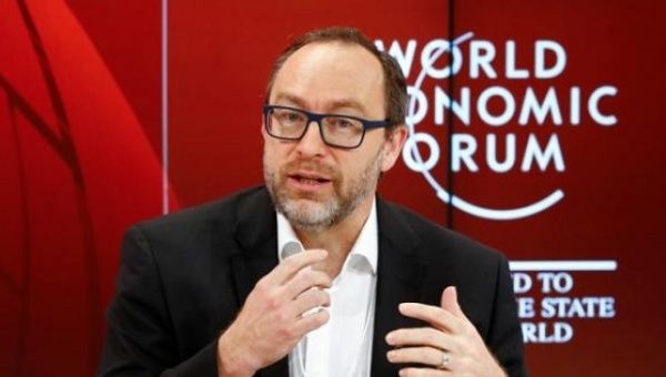 Jimmy Wales, Founder of Wikimedia Foundation. 