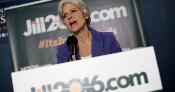 U.S. Green Party presidential nominee Jill Stein speaks in Washington, D.C., Feb. 6, 2015.