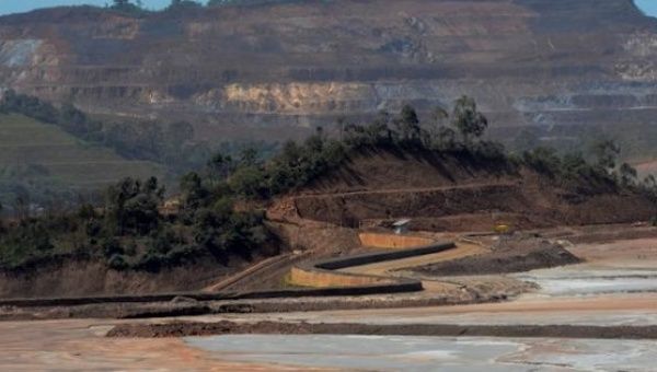 A view of the Samarco mine in Mariana, Minas Gerais, Brazil, April 12, 2016