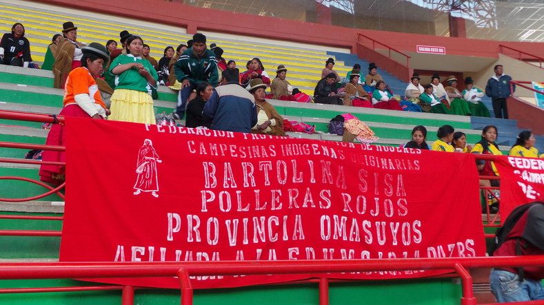 The event was organized by Bolivia's main campesina organisation.