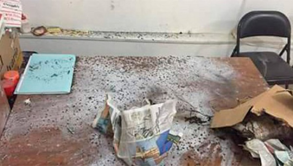 Adolfo Gomez Hernandez, militant of the leftist Morena party, opened a box that was sent to his office by parcel service and the device exploded.