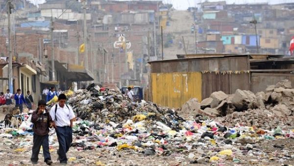 About 72 million children in Latin America and the Caribbean lived in 'moderate' poverty, or under US$3.10 a day, in 2012.