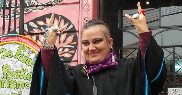 Maria Galindo, Bolivian anarchist, feminist and lesbian activist.