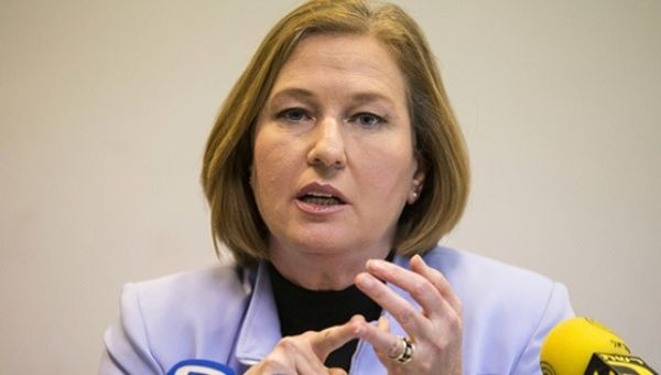 Tzipi Livni, pictured here, speaking at a conference.