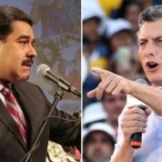 Nicolas Maduro and Mauricio Macri.