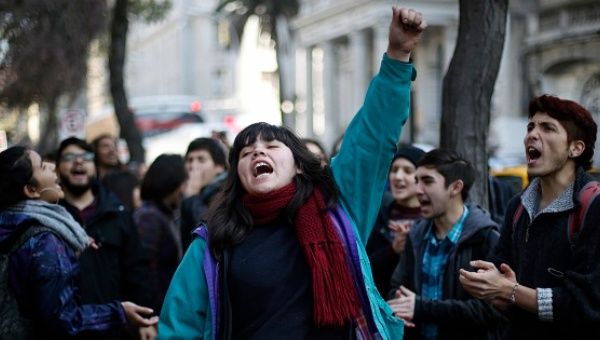 Students in Chile have previously held strikes against educational reforms