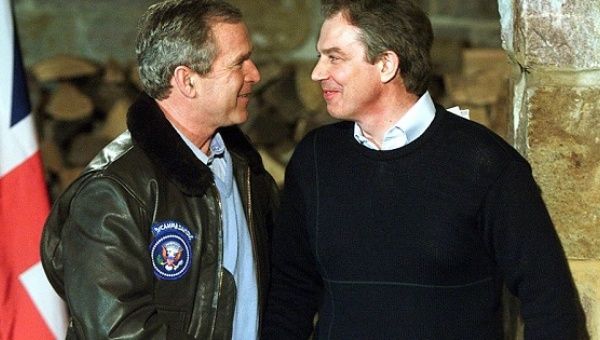 Blair and Blush communicated about the Iraq invasion in a series of letters revealed by the Chilcot report.