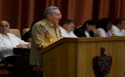Cuban President Raul Castro at the National Assembly, in Havana, Cuba.