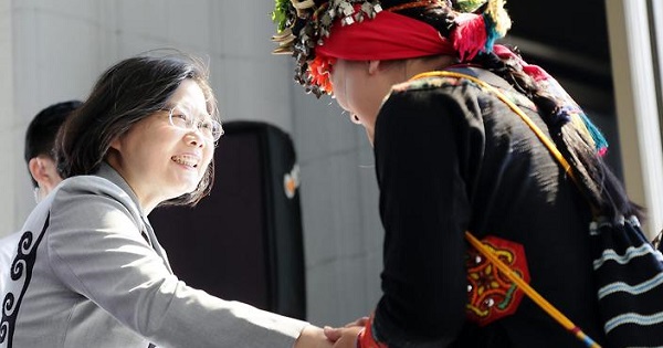 Members of Taiwan's Indigenous community met President Tsai Ing-wen Monday as she made a landmark apology for centuries of suffering including the loss of ancestral lands.
