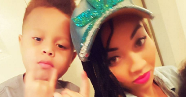 A picture from Korryn Gaines's Instagram account shows her with her 5-year old son.