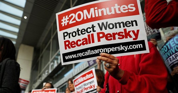 Campaigners calling for Persky's recall