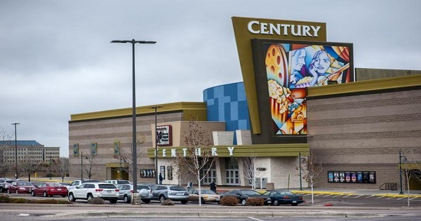 Century Aurora 16 movie theater is pictured in Colorado April 27, 2015.