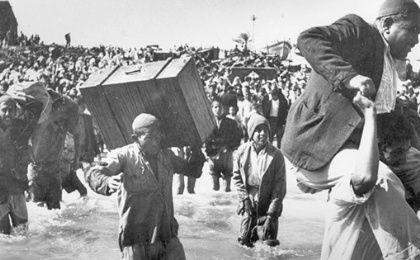 In 1948, over 700,000 Palestinians were forced out of their lands and homes by Zionist armed groups who then founded the state of Israel.