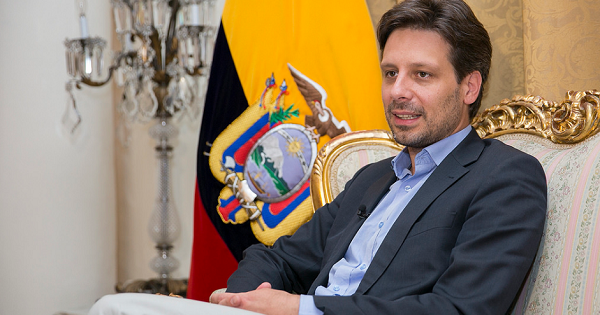Ecuadorean Foreign Minister Guillaume Long