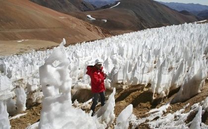 Activists argue that mining activity in San Juan province threatens glaciers in the area, including along the border with Chile. 