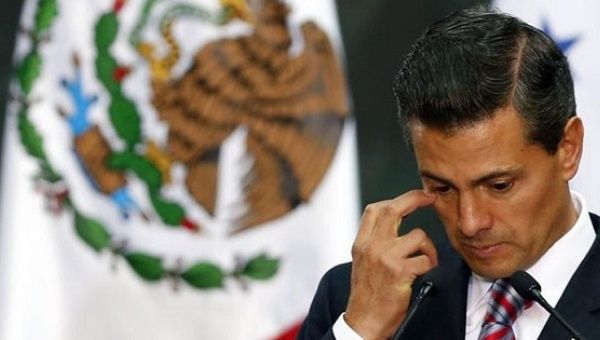 President Peña Nieto's approval rating has taken a dive in the wake of violence and corruption scandals.