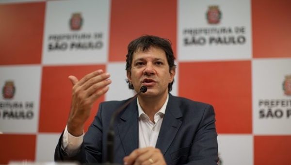 Fernando Haddad, who is of Lebanese descent, is running for re-election for mayor of Sao Paulo.