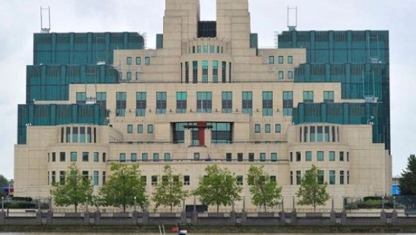 The MI6 building in London, August 25, 2010.