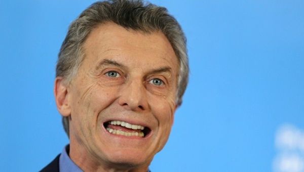 Argentine President Mauricio Macri speaks during news conference at the Olivos presidential residence in Buenos Aires in Buenos Aires, Argentina, September 28, 2016.