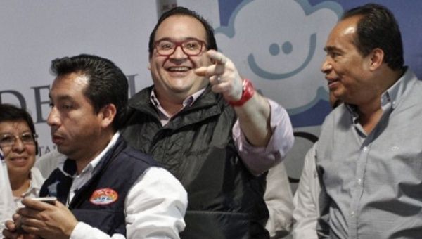Javier Duarte, once named by President Enrique Peña Nieto as a member of a new generation of politicians who were going to change Mexico. 