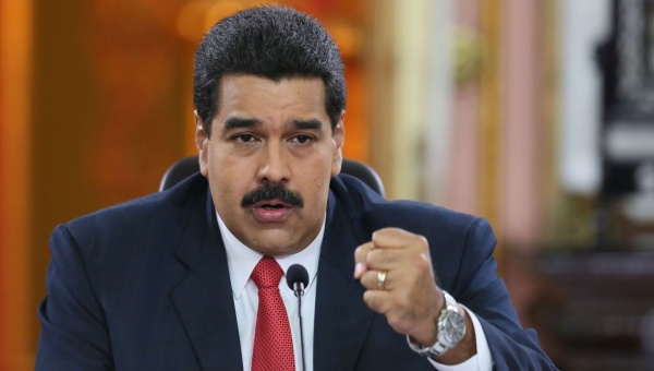 Venezuelan President Nicolas Maduro delivers the State of the Union speech.