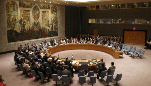 Security council meeting at the United Nations