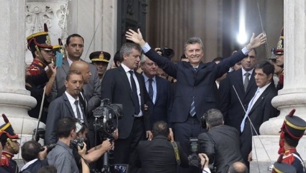 Argentine President Mauricio Macri's welcomes back the IMF.