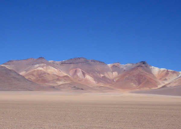 What's commonly referred to an the Salvador Dali Desert in Bolivia. 