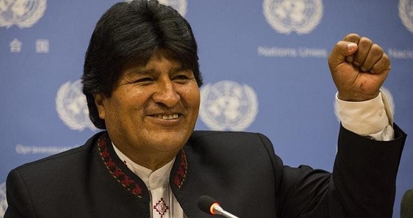 Bolivian President Evo Morales says a 