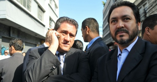Guatemalan Senator Gudy Rivera (R), was arrested Wednesday for trying to bride and peddle a judge.