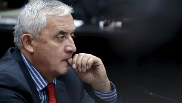 Former Guatemalan President Otto Perez Molina is already in jail and facing trial for a major customs scandal. 