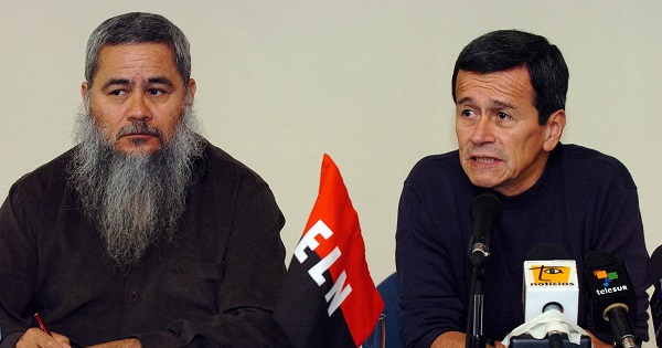Among the peace delegates, ELN leader Pablo Beltran (R) was appointed chief negotiator.