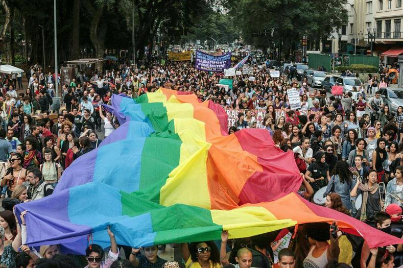 Addressing the LGBT community on Sunday, suspended President Dilma Rousseff called on Brazilians to defend their hard-earned achievements and continue to fight against all forms of intolerance.