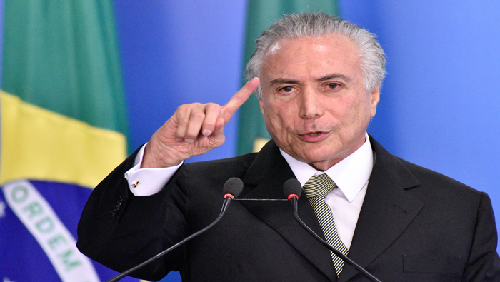 Brazil's 'Interim' President Michel Temer.