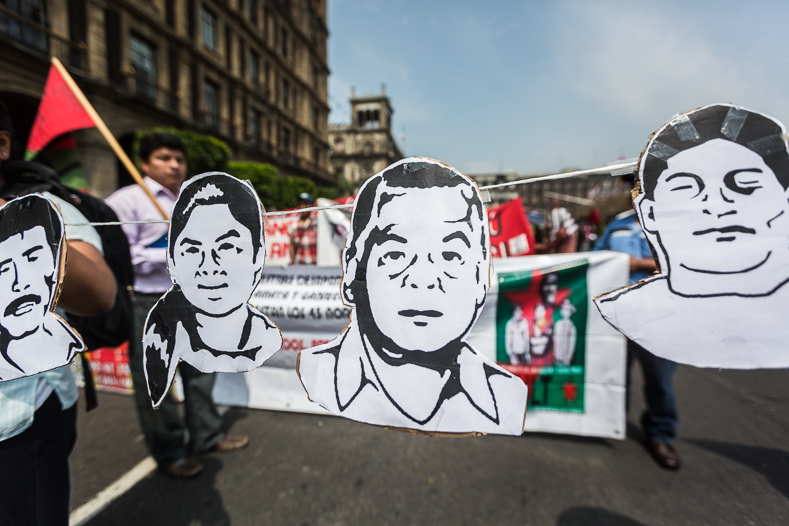 The march was the final act of the National Campaign Against Enforced Disappearances, marking the International Week of the Detained and Disappeared.