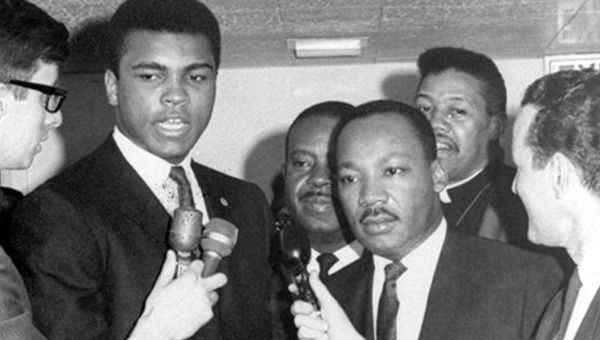 Muhammad Ali was an active defender of the civil rights movement. 