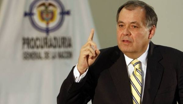 Colombia’s Inspector General Alejandro Ordoñez