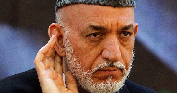 Former Afghan President Hamid Karzai.