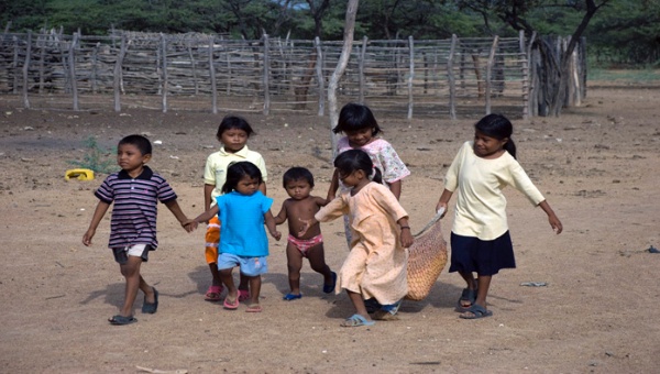 Children have been worst hit by severe water shortages on the La Guajira peninsula.
