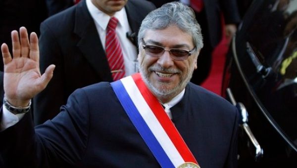 Fernando Lugo was president of Paraguay from 2008 until 2012, when we has ousted in a parliamentary coup.