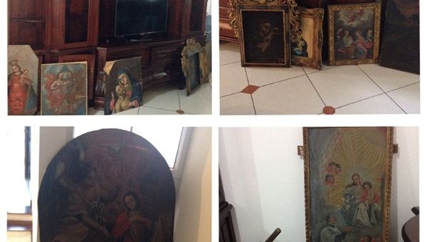 Stolen cultural heritage items from Latin America.
