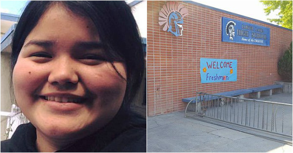 High school student Leilani Thomas has been docked grades for her protest.