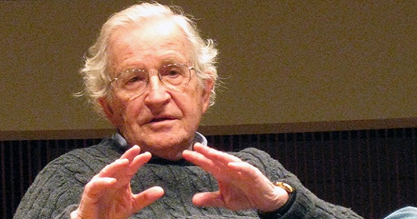 MIT linguistic professor and intellectual Noam Chomsky.