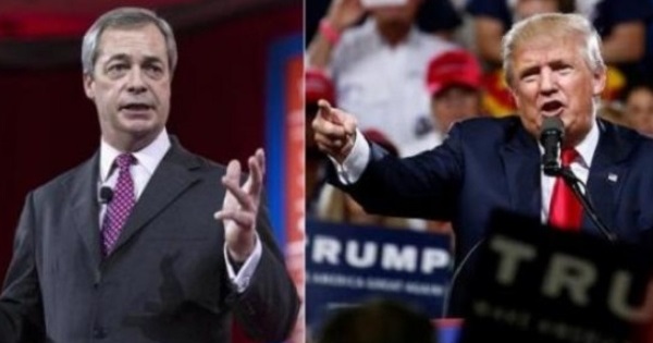 Nigel Farage and Donald Trump, key figures behind the so-called “post-truth politics” phenomenon