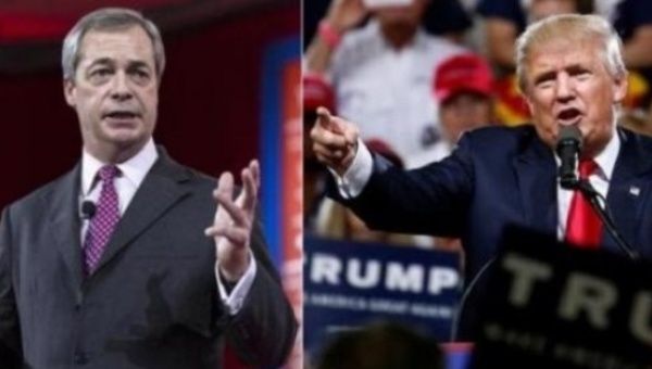 Nigel Farage and Donald Trump, key figures behind the so-called “post-truth politics” phenomenon