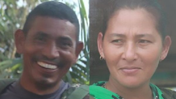 Two FARC rebels, identified as Joaco (L) and Monica, were allegedly killed on Nov. 13, 2016 by a government sniper.