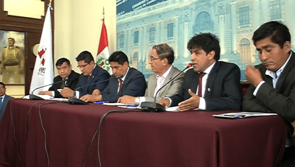 Representatives of the Association of Municipalities of Peru.