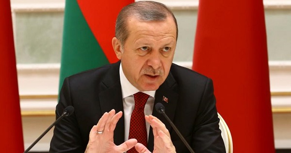 Turkish President Tayyip Erdogan in Minsk, Belarus, Nov. 11, 2016.