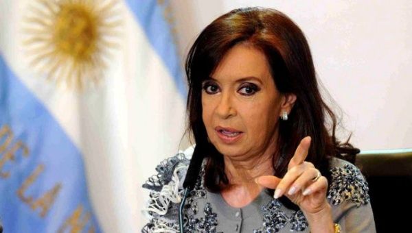 Cristina Fernandez de Kirchner was president of Argentina from 2007 to 2015.