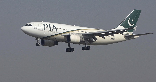 File photo of a Pakistan International Airlines passenger plane arriving at the Benazir International airport in Islamabad, Pakistan.